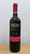 VINHO CHIL TRES MEDALLAS CAB SAUV 750ML